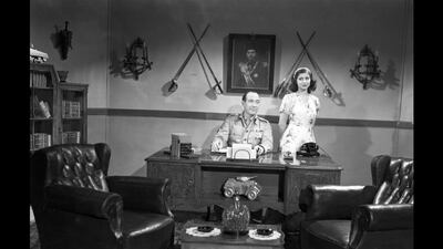 My Heart and My Sword (1947) | Actors in Image: Ahmed Allam, Sabah