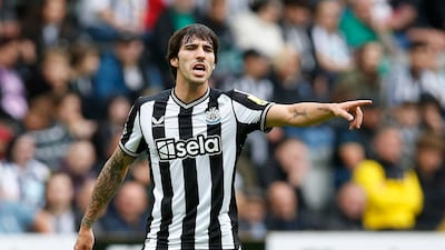 Newcastle United's new signing Sandro Tonali in action against Fiorentina. Action Images