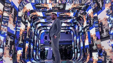 The Bridge media summit at Adnec in Abu Dhabi. Antonie Robertson/The National