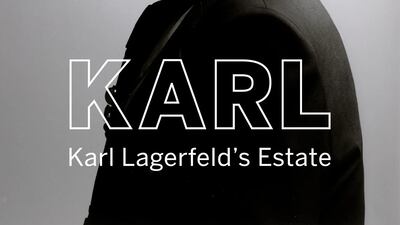 The artwork for the Karl Lagerfeld auction by Sotheby's. Photo: Sotheby's