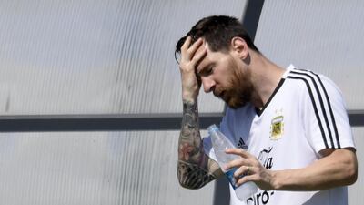 The National are predicting Lionel Messi and Argentina will be knocked out of the World Cup by France. Juan Mabromata / AFP