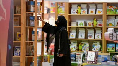Abu Dhabi International Book Fair, at the Abu Dhabi National Exhibition Centre. Khushnum Bhandari / The National