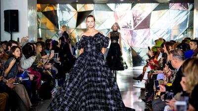 The Christian Siriano autumn/winter 2019 fashion show during New York Fashion Week on February 9, 2019. AFP