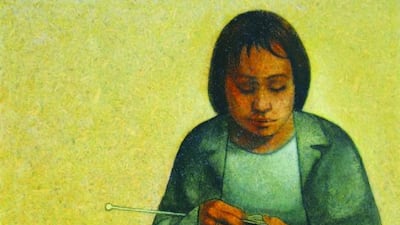 Tricoteuse by Luay Kayali