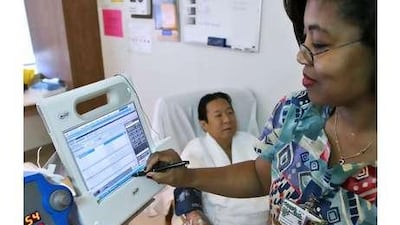 Leading hospitals in the region are incorporating the mobile clinical assistant to access and store patients' medical records.