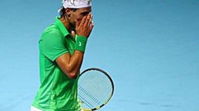 Rafael Nadal lost to Nikolay Davydenko at the O2.