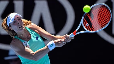 France's Alize Cornet has been dropped from France's Fed Cup team for next month's tie against Belgium after missing three out-of-competition doping tests in the past year.Andy Brownbill / AP Photo