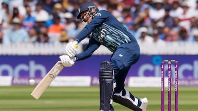 England opener Jason Roy plays a shot on his way to 23. Reuters