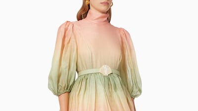 Tiered dress, Dh4,250, Zimmermann, at Ounass. Photo: Ounass