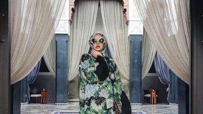 Ruba Zai shot her campaign with Dolce & Gabbana in Morocco. Courtesy HijabHills