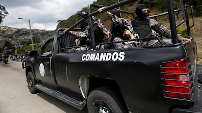 Venezuelan special forces exchanged gunfire Monday with Oscar Perez, the rebellious police officer who has been on the run since leading a high-profile attack in Caracas last year. AP Photo/Fernando Llano