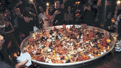 A dish at a Friday brunch in Dubai. Supplied