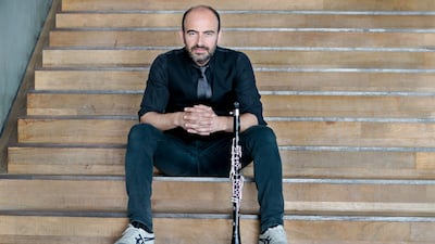 Syrian clarinetist Kinan Azmeh will perform in Abu Dhabi with his CityBand. Photo: NYU Abu Dhabi