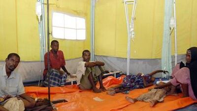 UAE Mobile Clinic gives treatment to 750 patients in Hamr Jub Jub camp for displaced Somalis in Mogadishu. WAM *** Local Caption *** 6865af7e-bac2-4e75-a657-07630e124de5.jpg