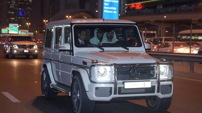 Vice President, Prime Minister and Ruler of Dubai, Sheikh Mohammed bin Rashid, accompanied the Egyptian President, Abdel Fattah El Sisi, for an inspection tour on the streets of Dubai. Wam