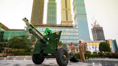 Dubai Police will manage the firing of the Eid cannons. Photo: Dubai Media Office