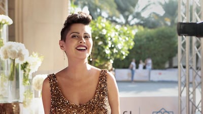 Actress Yasmine Raees, star of the movie “Factory Girl”, attends the Muhr Awards last night, where she won Best Actress in the Fipresci Arab Feature section. Reports, a5. Jeffrey E Biteng / The National