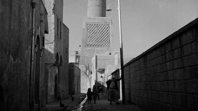 Known by locals as Al Hadba, or the hunchback, the minaret of the Al Nouri Mosque is 64 metres high, and leans at a greater angle than Italy's leaning tower at Pisa. Getty Images