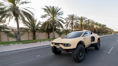 Breezing past the palms.