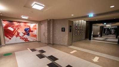 The lobby of Disney's Hotel New York - The Art of Marvel. Getty Images