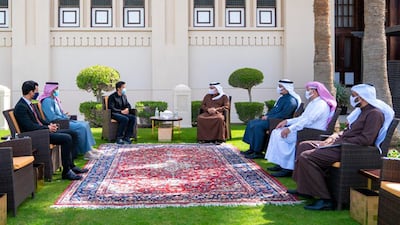 Prince Salman bin Hamad Al Khalifa, the Bahrain Crown Prince and Prime Minister, received the Chief Executive Officer of Abu Dhabi based Group 42, Dr Peng Xiao, at Riffa Palace. Bahrain News agency twitter