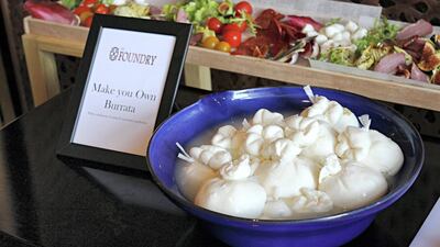 Make your own burrata at the steak-heavy Foundry brunch