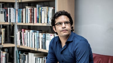 Said Khatibi won the 2026 International Prize for Arabic Fiction for his novel Swimming Against the Tide. Photo: Ipaf