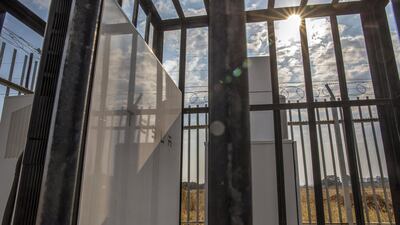 A Tesla Powerwall battery unit installed by Distributed Power Africa stands inside an Econet telecommunications base station in Harare, Zimbabwe. Bloomberg