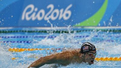 Michael Phelps won 23 gold medals over four Olympic Games. Lee Jin-man / AP Photo
