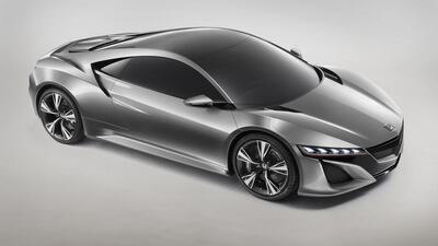 Honda’s NSX is among the top 2015 launches. Courtesy Newspress