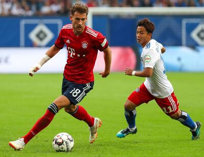Leon Goretzka, left, joined Bayern Munich on a free transfer from Schalke. EPA