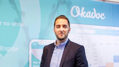 Fodhil Benturquia, chief executive and founder of Okadoc.com. The start-up is planning to expand into Saudi Arabia this year. Leslie Pableo for The National