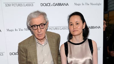 Allen and wife Soon-Yi Previn at the premiere of 'Magic in the Moonlight' (2014) in New York. Invision / AP