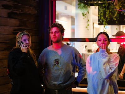 Members of the public at the scene of the mass shooting in Sydney. Getty Images