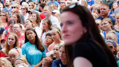 Women's financial independence is naturally linked to the ability to get a job with fair and equal pay. John Minchillo / AP Photo