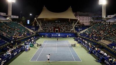 The men's draw of the Dubai Tennis Championships starts in earnest today.