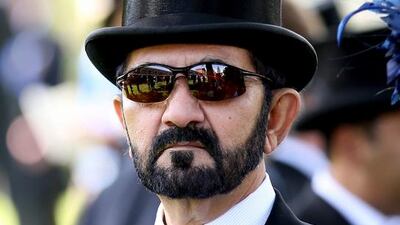Sheikh Mohammed bin Rashid. Chris Jackson / Getty Images for Ascot Racecourse