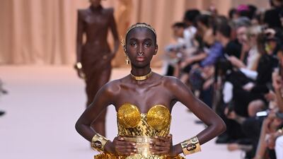 The Jean Paul Gaultier haute couture autumn/winter 2022-2023 show as part of Paris Fashion Week.