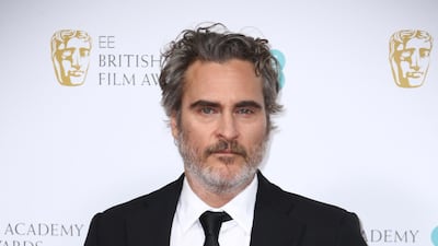 Joaquin Phoenix attends the Bafta - EE British Academy Film Awards 2020 Nominees' Party at Kensington Palace on Saturday, February 1. AP