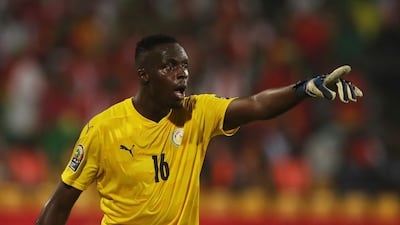 Senegal goalkeeper Edouard Mendy. Reuters