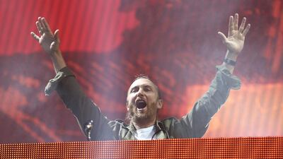 David Guetta performs at the New Look Wireless Festival in London’s Finsbury Park in July. Getty Images