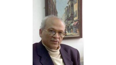 Egyptian writer Gamal al-Ghitani, the author of history-rich novels such as Pyramid Texts and his latest, The Book of Epiphanies. Marwan Naamani / AFP