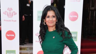 Newsreader Sonali Shah arrives at The Prince's Trust Awards held at the London Palladium on March 11, 2020. Getty Images