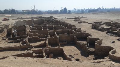 The ancient city uncovered in Luxor, the largest to be discovered in Egypt, is more than 3,000 years old, having been built during the reign of Amenhotep III, the ninth pharaoh of the 18th Dynasty. Zahi Hawass Centre for Egyptology and High Council of Antiquities Joint Mission / Wam
