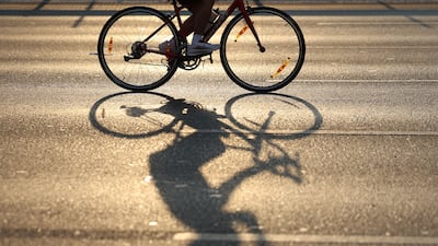 Motorists have been urged to plan trips in advance as a major cycling race takes over the emirate's roads on Sunday morning. Chris Whiteoak / The National.