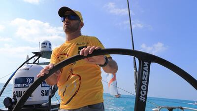 Ian Walker believes his Abu Dhabi Ocean Racing crew are capable of maintaining their lead and winning the Volvo Ocean Race. Ravidranath k / The National