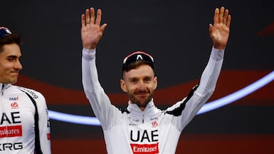 UAE Team Emirates-XRG rider Adam Yates is looking for his first stage win at the Giro d'Italia having already secured Grand Tour victories at the Tour de France and Vuelta a Espagna. AFP