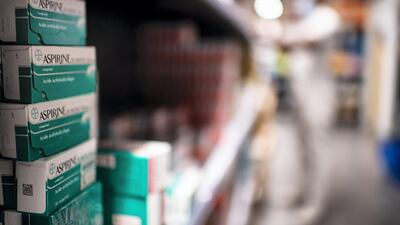 Aspirin has ben added to a UK trial seeking potential treatments for Covid-19. AFP