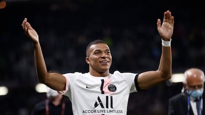 4) Kylian Mbappe (Paris Saint-Germain & France): $43 million. AFP