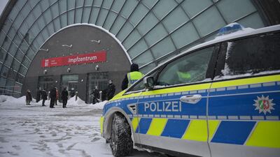 German police arrested one of the suspects. Getty Images